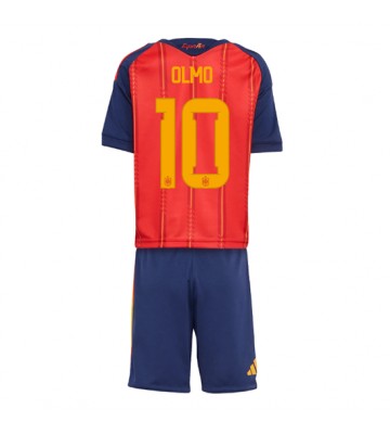 Spanien Dani Olmo #10 Hemmaställ Barn VM 2026 Kortärmad (+ Korta byxor)